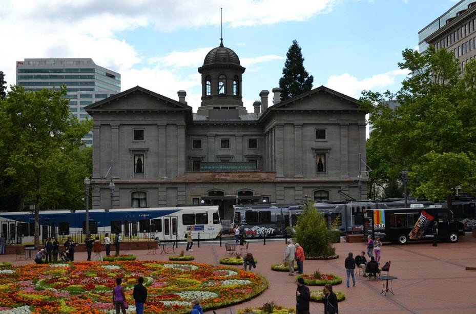 Pioneer Square, Oregon, USA